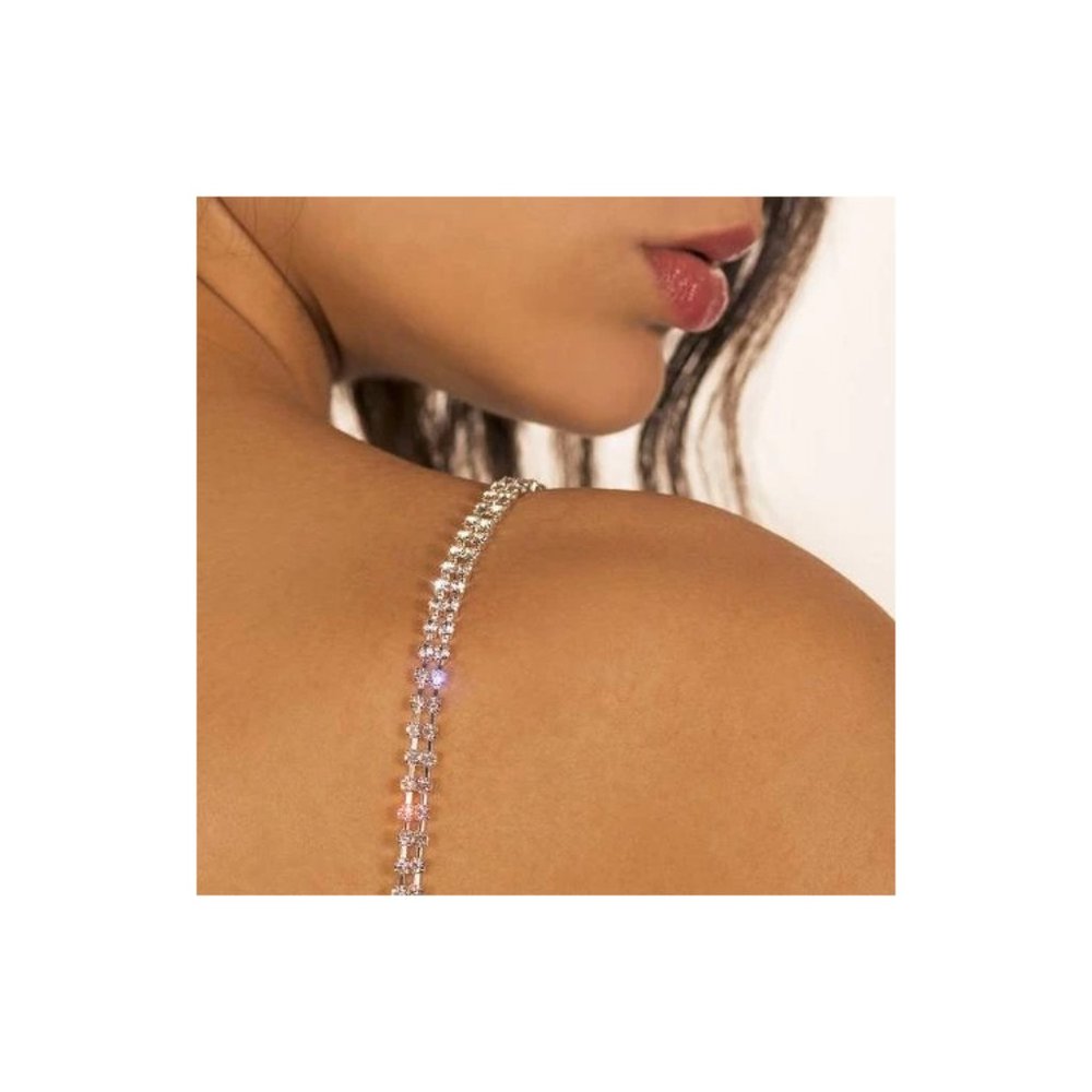 Brazilian Rhinestone Bra Straps Camila New
